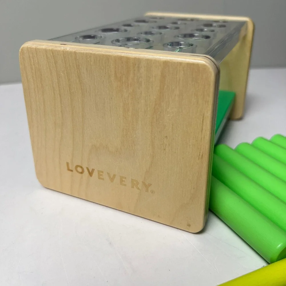 Lovevery Peg Board Toy Unisex OS Green Wooden Montessori Learning Development